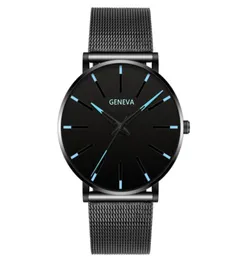 2020 Fabrika Direct S Yeni UltraThin Men039s Mesh Kemer Business Quartz Watch Highend Casual Trend Men87520347492560