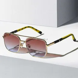 Nuovi occhiali da sole da sole da sole gambe primaverili in metallo ombrellini versatili all'aperto versatile