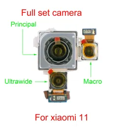 Módulos Nova câmera de visualização traseira completa para Xiaomi Mi 11 Módulo de câmera de Ultrawide Principal Módulo de Câmera Flex com Estabilizador de Imagem Óptica