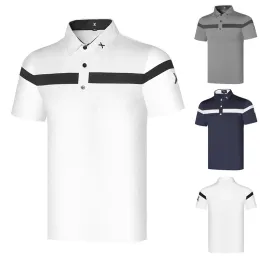 Polos Golf Roupas de golfe shortsleeeved verão novo respirável ao ar livre camiseta pólo de camiseta de alta qualidade entrega em casa