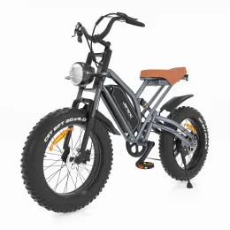 Fahrrad X50 Elektrofahrrad mit einem leistungsstarken 750 -W -bürstenlosen Motor, langlebig 48 V 12,8 -A -Batterie, 20 -Zoll -Fettreifen, 7speed