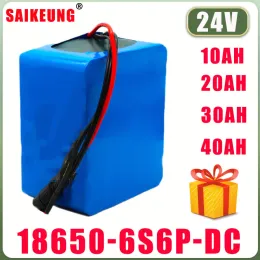 جزء من الدراجة بطارية 24V Batterie Lithium 24V 10ah Velo قابلة للإعادة شحن 20AH 24 فولت حزمة بطارية ليثيوم 30AH ACCU AKKU 70AH BATTERIE 50AH