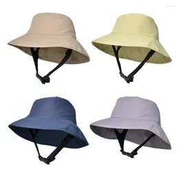 Berets wodoodporna czapka wiadra lato anty-UV oddychający surfowanie szybkie suszące czapkę rybacką mężczyzn
