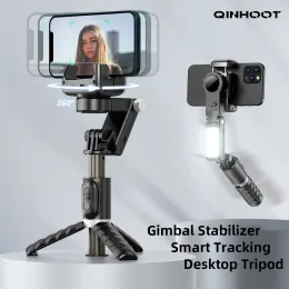 Gimbals Desktop Handheld Gimbal Stabilizer Fill Light Selfie Stick TripoD Wireless Remote Portable Phone Stand Holder For Cell Phone New