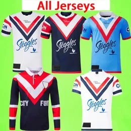 Sydney S-5xl Roosters 2024 2025 Jerseys de rugby 24 25 mensagens de camisetas