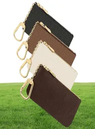 Unisex Classical Key Bag Bag Wallet на молнии кошелек кожа кожаная сумка для ключей кошелек и кошелек Coin6952847