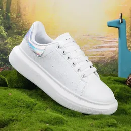 Casual Shoes 2024 Women Sneakers Fashion Classic Small White Bordered Comfortable Board Height Increasing