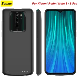 Przypadki 6500 mAH dla Xiaomi Redmi Uwaga 8 Case Bateria Uwaga 8 Pro Bank Power Cover Phone dla Xiaomi Redmi Note 8 Pro Charger Case