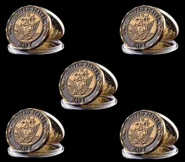 5pcs Marinha Marinha Desafio Coin Craft Shellback Crossing the Line Marine Corps Militares 1oz Copper Badge7875535