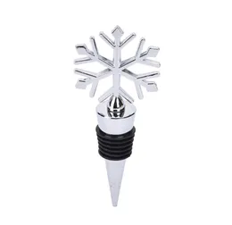 1pc Christmas Snowflake Wine Bottle Stopper Lelia de zinco Favores de casamento de cortiça para ferramentas de barra de barra de barra de cozinha Acessórios para ferramentas D192652563