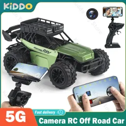 Bilar rc bil 5g wifi med HD 1080p kamera app maskin fjärrkontroll stunt 2.4G SUV radiokontroll klättring rock crawler leksaker för barn