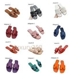 neuer Stil bester Qualität Designerin Sandal Lady Outwear Freizeit Urlaubsstrand rutscht flache Bodschuhe Mode echte Lederruhe für Frauen