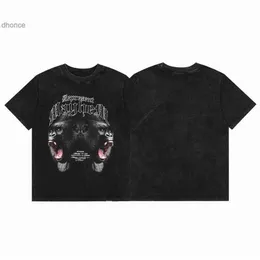 Designer maschile Trend di moda a maniche corte Gorilla Fog Black Black Casual Small Piccola T-shirt Hip Hop High Street per uomini e donne