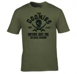 T-Shirts Die Goonies sagen nie die Astoria Oregon Pirate Flag T-Shirt Männer Größe S3XL