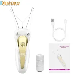 Epilator Epilator Epilator Women Women Facial Hair Remover Defeather Instant Removal Threading Depilation LCD Display LCD Remover Beauty D240424