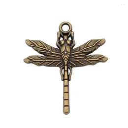 Charms 10pcs/Lot Dragonfly для ювелирных украшений.