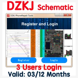 Spelare 3 användare DZKJ Ritningsverktyg 3/12 månader DZKJ Schematiskt diagram för iOS Xiaomi Android Smart Phones Circuit Integrated Diagram