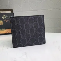 Luxury Mens Wallet Animal Short Wallet Läder Svart Kvinnor Designer Plånbok Korthållare Lyxig handväska Korthållare Pocket Organiser Mynt Purs med presentförpackning