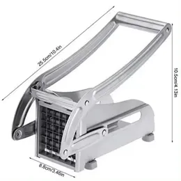 2024 NEW NEW Manual Potato Cutter Meat Chopper Dicer Cutting Machine Stainless Steel French Fries Slicer Potato Chips Maker Tools for