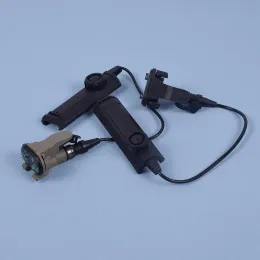 Lights Tactical Surefire X300 X300V X400 X400V X400U Remote Dual Switch Assembly Weapon Light Scout IR Flashlight Mounted on 20mm