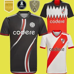 2024 2025 River Plate Soccer Jerseys Men Set Kids Kit 23 24 25 Camiseta De Futbol BELTRAN DE LA CRUZ BORJA SOLARI SIMON Football Shirt Fans Player Version