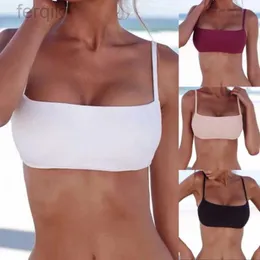 Frauen Badebekleidung Unbefugter Bikini Tops Frauen Bandeau Bikini Separiert Mädchen Strandbekleidung nur Top Female Sunding Biming 2020 Dropshipping D240424