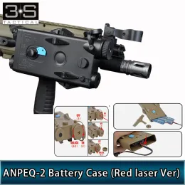 Lichter Taktische Airsoft Ein PEQ2 Battery Case Box Red Laser Ver für 20 mm Picatinny Rail