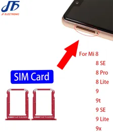 Socket del supporto per vassoio SIM SIM SIM per Xiaomi per Xiaomi per MI 8 9T 9 SE CC9 CC9E PRO LITE 9X Adattatore Parti di sostituzione