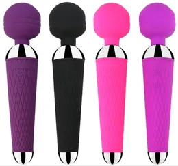 Massager Head 10 Frequenza Vibratore potenti vibratori USB Wand Magic Waterproof Holdhell Electric Massagers per4857198