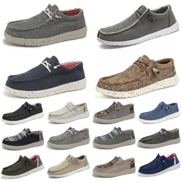 GAI men casual shoes loafers Fabric sneakers black brwon nude navy blue grey beige sand Trendy trainers fashion mens shoes