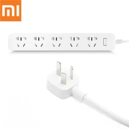 Delar Original Xiaomi Mi 5 Power Sockets Power Strip Plug Electrical Power Adapter Oberoende säkerhetsdörr med nonslip Mat