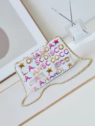 10A высококачественная дизайнерская сумка Crossbody Bag New Sequin Bard Brand Fashion Женская сумка сумки для сети с сумкой для наплечника. Сумка для вечеринки с полной упаковочной коробкой