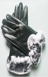Yepyeni kadın koyun derisi deri parlak eldivenler kadın kış sıcak moda rüzgar geçirmez antize eldivenler8512420
