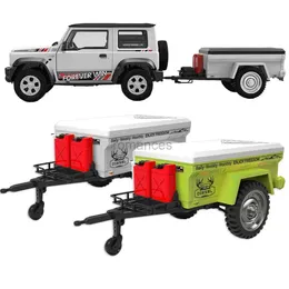 Kit de semi-trailer elétrico/RC Car HG4-54 para HG4-53 Licenciado Suzuki Jimny 1/16 Escala RC Crawler de carro 240424