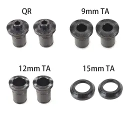 Teile Novatec D791SB Front Nabin Konvertierung Kits QR 5 mm Seitenkappen 9mm 12 mm 15 mm Ta -Konverter Adapter M9 M12 M15 Thru Achle 100mm Endkappe