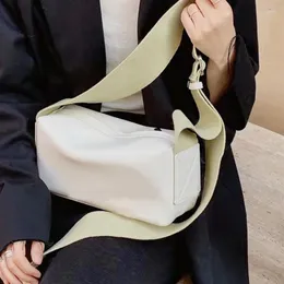 Drawstring 2024 Spring Luxury Designer Pillow Case High End Casual Soft Leather Single Shoulder Underarm Crossbody Women's Bag