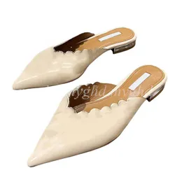 Mulheres de alta qualidade Slippers Cozes Tamanho EUR 35-42 Sapatos especiais de estilo de miçanga de prata