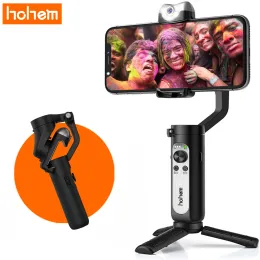 Gimbal Hohem Isteady V2 AI Tracking Gimbal 3Axis Foldbar handhållen 259G Gest Control Stabilizer Creative Vlog för iPhone13 Pro/Max