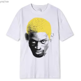 Men's T-Shirts Dennis Rodman Hip Hop T-shirt Streetwear 90 Rodzilla Vintage Summer Fashion Street Cotton Men New TEE TSHIRT Womens ClothingL2404