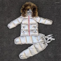 Set di abbigliamento per bambini invernale calda la neve da neve da neve impermeabile per bambini abiti da sci.