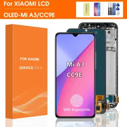 Schermati Super Amoled per Xiaomi Mi A3 LCD MIA3 TOUCT per Xiaomi Mi CC9E Schermo Sostituzione Digitatore Sensore Glass per Display Mi A3