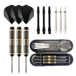 Dart 3pcs Çelik Uç Dartlar 24 Gram, Alüminyum Mil Pirinç Namlu, Çelik Uç Pet Uçuş Seviyeleri Rec Odasında, Bar ve Oyun Dropship