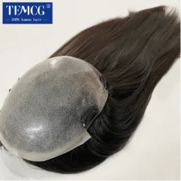 Toppers topper per donne iniettate topper per capelli polyskin 100% capelli umani culticon cinese remy capelli per donne 14 "16" donne toupee