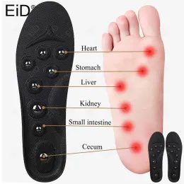 Massager Eid Magnet Therapy Foot Acupressure Intersole Men Kvinnor Magnet Massage Sportkudde Insatser Relaxation Insula Komfort sulor