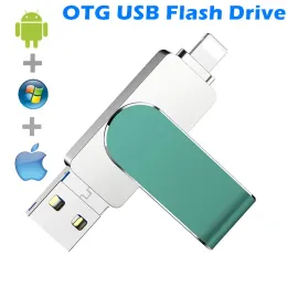 ドライブUSBフラッシュドライブ16GB 32GB 64GB UディスクOTGライトニングコネクタUSB3.0スティック256GB 128GB MFI for iPhone 12/11/X/8/7/6/iPad