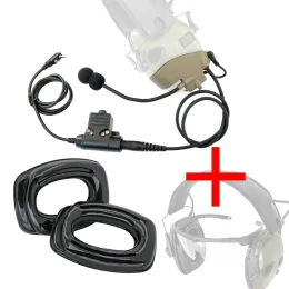 Caschette per gel kit microfono esterno protettore per howard leight sport sportshout aurico auricolare auricolari tattici cuffie tattiche