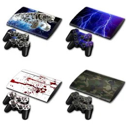 Adesivi cool controller adesivi per pelle design e console per PS3 Super Slim 4000 Wrap Cover