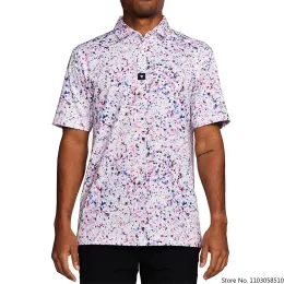 Camisas 2023 Men's Outdoor Sports Shirt camisa de golfe Summer Summer Men seco de roupas respiráveis Casual Casual Sports F1 Jersey Leisure Tshirt