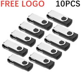 Antriebs benutzerdefiniertes Logo 10pcs Großhandel USB -Stick USB -Flash -Laufwerk 128 GB 64 GB 32 GB 16 GB 8 GB 4 GB 2 GB 1 GB 512 MB 256 m 128 m Thumb Drive Drive Laufwerk