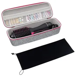 Dryer EVA Hard Portable Carrying Protect Pouch for Revlon OneStep Hair Dryer and Volumizer Hot Air Brush Storage Bag Box